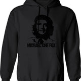 Mia Red Black Hoodie - Retro Graphic Pullover Hoodie for Men & Women - Black