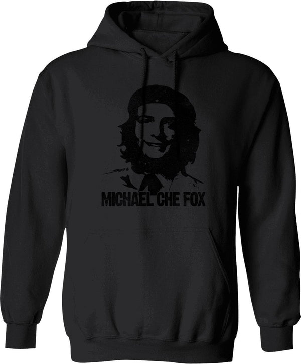 Mia Red Black Hoodie - Retro Graphic Pullover Hoodie for Men & Women - Black
