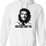 Mia Red Black Hoodie - Retro Graphic Pullover Hoodie for Men & Women - White