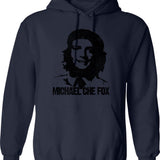 Mia Red Black Hoodie - Retro Graphic Pullover Hoodie for Men & Women - Navy