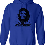 Mia Red Black Hoodie - Retro Graphic Pullover Hoodie for Men & Women - Blue