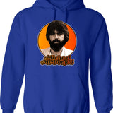 Michael Che Fox Hoodie - Retro Graphic Pullover Hoodie for Men & Women - Blue