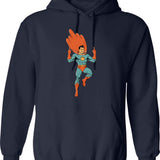 Michael Mcdonald Tribute Hoodie - Retro Graphic Pullover Hoodie for Men & Women - Navy