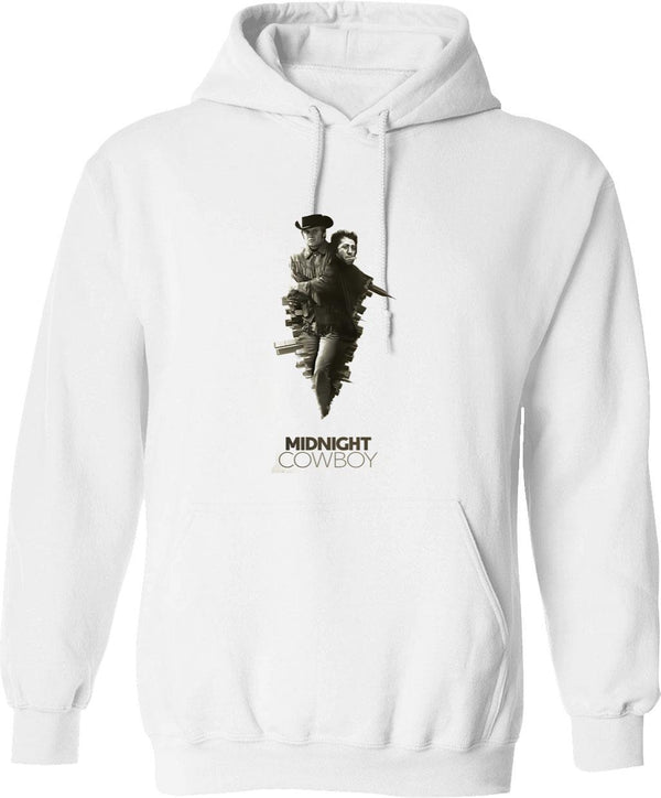 Middle Finger Hero Hoodie - Retro Graphic Pullover Hoodie for Men & Women - White