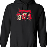 Midnight Cowboy Hoodie - Retro Graphic Pullover Hoodie for Men & Women - Black