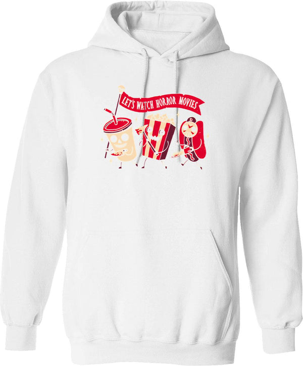 Midnight Cowboy Hoodie - Retro Graphic Pullover Hoodie for Men & Women - White