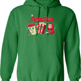 Midnight Cowboy Hoodie - Retro Graphic Pullover Hoodie for Men & Women - Green