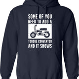 Mind Control For Beginners Hoodie - Retro Graphic Pullover Hoodie for Men & Women - Navy