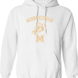 Mini Bike Torque Convertor Hoodie - Retro Graphic Pullover Hoodie for Men & Women - White