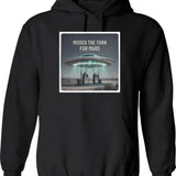 Miss Piggy Hoodie - Retro Graphic Pullover Hoodie for Men & Women - Black
