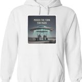Miss Piggy Hoodie - Retro Graphic Pullover Hoodie for Men & Women - White