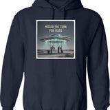 Miss Piggy Hoodie - Retro Graphic Pullover Hoodie for Men & Women - Navy