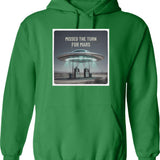 Miss Piggy Hoodie - Retro Graphic Pullover Hoodie for Men & Women - Green