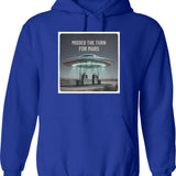 Miss Piggy Hoodie - Retro Graphic Pullover Hoodie for Men & Women - Blue
