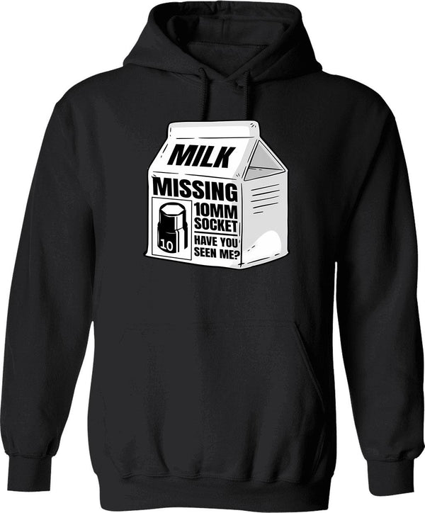Missed The Turn For Mars Hoodie - Retro Graphic Pullover Hoodie for Men & Women - Black