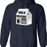 Missed The Turn For Mars Hoodie - Retro Graphic Pullover Hoodie for Men & Women - Navy
