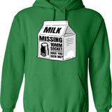 Missed The Turn For Mars Hoodie - Retro Graphic Pullover Hoodie for Men & Women - Green