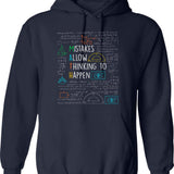 Missing Triggers Is My Passion Hoodie - Retro Graphic Pullover Hoodie for Men & Women - Navy