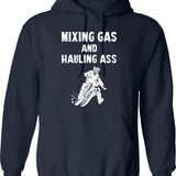Mitch Hedberg - Dogs Hoodie - Retro Graphic Pullover Hoodie for Men & Women - Navy