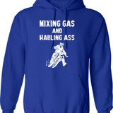 Mitch Hedberg - Dogs Hoodie - Retro Graphic Pullover Hoodie for Men & Women - Blue