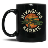 Miyagi-Do Karate 1984 Black Coffee Mug, Gift Coffee Mug