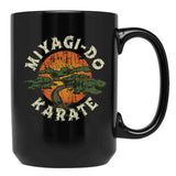 Miyagi-Do Karate 1984 Black Coffee Mug, Gift Coffee Mug