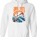 Mixing Gas And Hauling Ass Funny Motocross Dirt Bike Offroad Hoodie - White