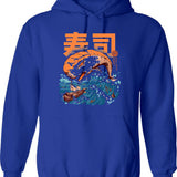 Mixing Gas And Hauling Ass Funny Motocross Dirt Bike Offroad Hoodie - Blue