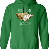 Moby Sushi Hoodie - Retro Graphic Pullover Hoodie for Men & Women - Green