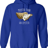 Moby Sushi Hoodie - Retro Graphic Pullover Hoodie for Men & Women - Blue