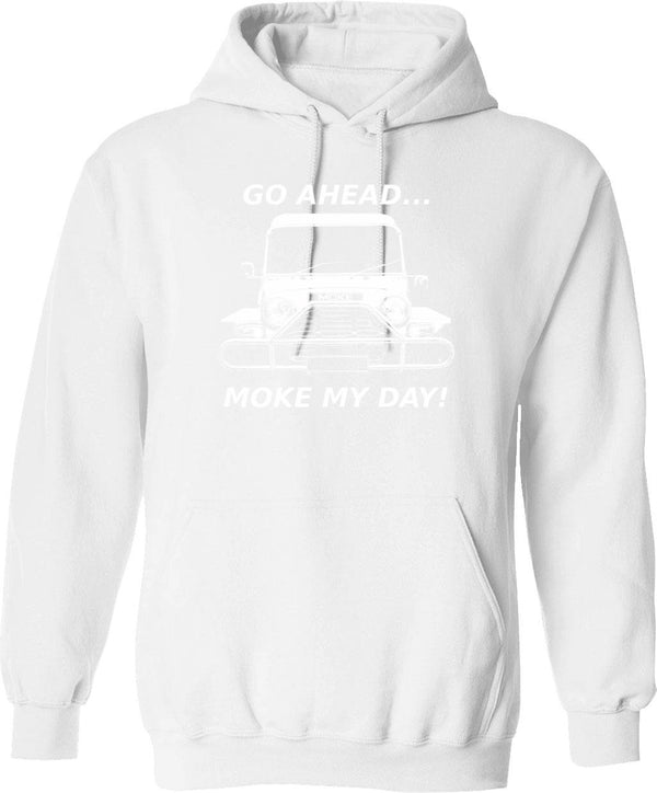 Moister Than An Oyster (1) Hoodie - Retro Graphic Pullover Hoodie for Men & Women - White