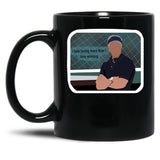 Moneyball Quote Black Coffee Mug, Gift Coffee Mug