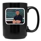 Moneyball Quote Black Coffee Mug, Gift Coffee Mug