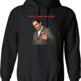Monk You'll Thank Me Later Funny T-Hoodies and Accessories Graphic Pullover Hoodie - Black