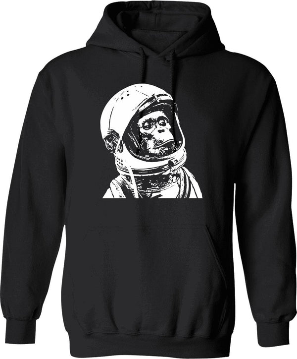 Monkey Business Fun Playful Vintage Style Hoodie - Black