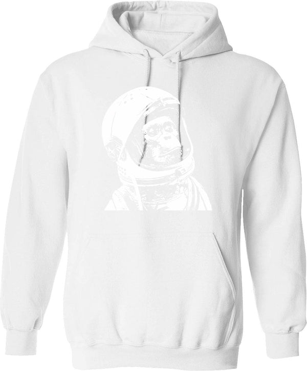 Monkey Business Fun Playful Vintage Style Hoodie - White