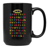 Monsters in My Pocket Black Coffee Mug, Gift Coffee Mug