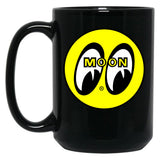 Moon Eyes Black Coffee Mug, Gift Coffee Mug - Black