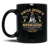 Moonshine Dukes Of Hazzard Uncle Jesse Black Coffee Mug, Gift Coffee Mug