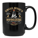 Moonshine Dukes Of Hazzard Uncle Jesse Black Coffee Mug, Gift Coffee Mug
