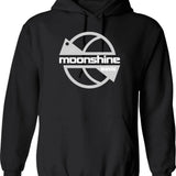 Moodeng Family Hoodie - Retro Graphic Pullover Hoodie for Men & Women - Black