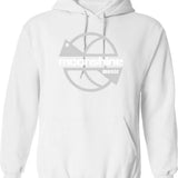 Moodeng Family Hoodie - Retro Graphic Pullover Hoodie for Men & Women - White