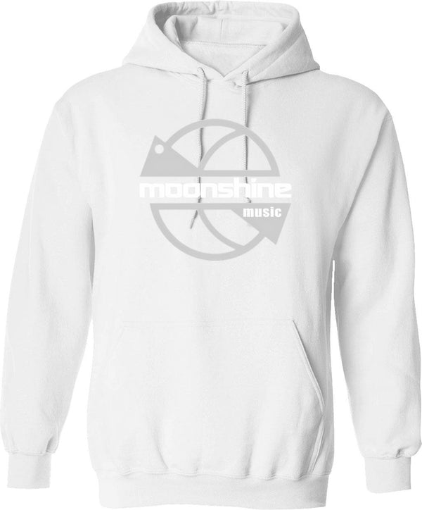 Moodeng Family Hoodie - Retro Graphic Pullover Hoodie for Men & Women - White