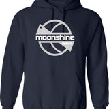 Moodeng Family Hoodie - Retro Graphic Pullover Hoodie for Men & Women - Navy