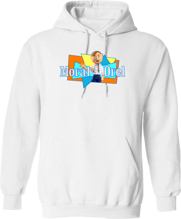 Moral Orel (4) Hoodie - Retro Graphic Pullover Hoodie for Men & Women - White