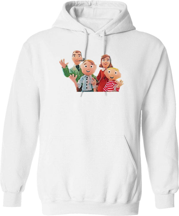 Moral Orel (1) Hoodie - Retro Graphic Pullover Hoodie for Men & Women - White