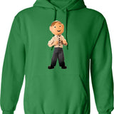 Moooon Riverrrr Hoodie - Retro Graphic Pullover Hoodie for Men & Women - Green