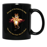 Mrs Brisby With Nicodemus'S Quote Black Coffee Mug, Gift Coffee Mug - Black