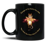 Mrs Brisby With Nicodemus'S Quote Black Coffee Mug, Gift Coffee Mug