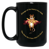 Mrs Brisby With Nicodemus'S Quote Black Coffee Mug, Gift Coffee Mug - Black